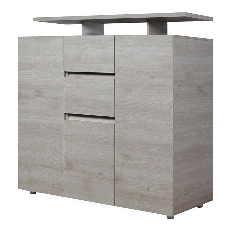 MADERKIT - Comoda Closet Color Ceniza Maderkit M00135Co-Cz