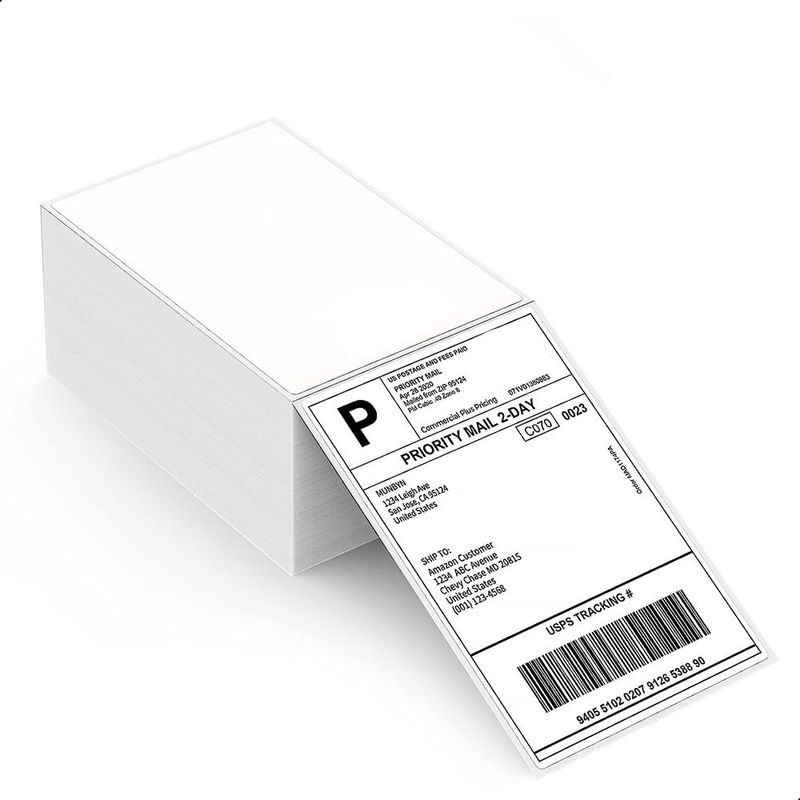 GENERICO - Etiquetas Térmicas Correo De 4 X 6 Pulgadas 500 Unidades