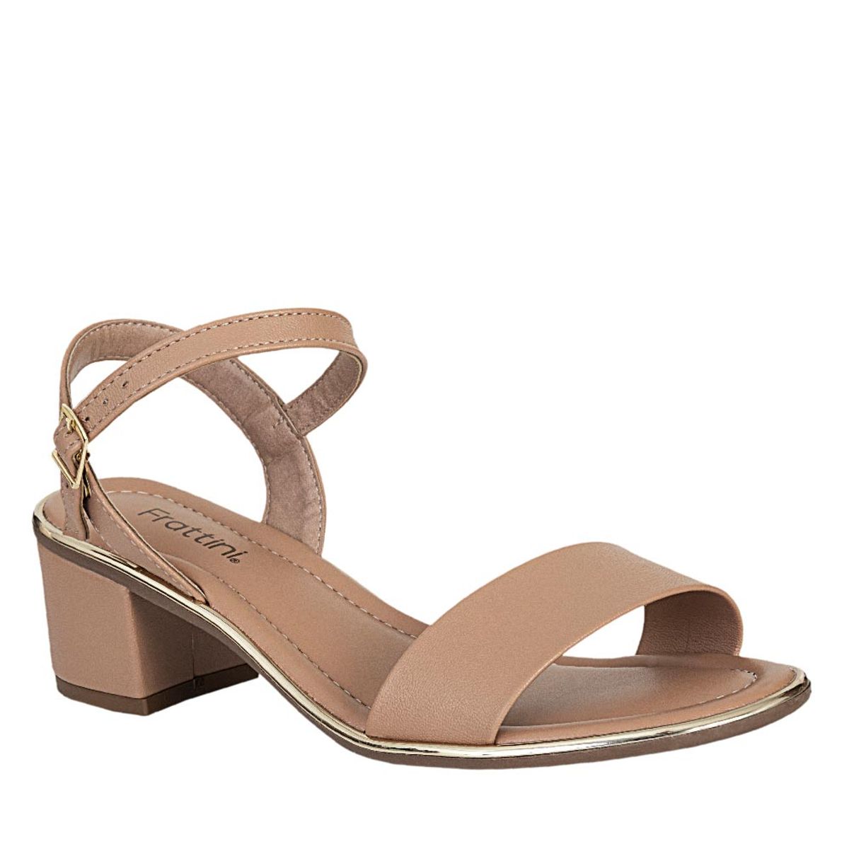 FRATTINI - Sandalia tacon de Mujer marca FRATTINI en Color CAMEL  / SAND.8379203