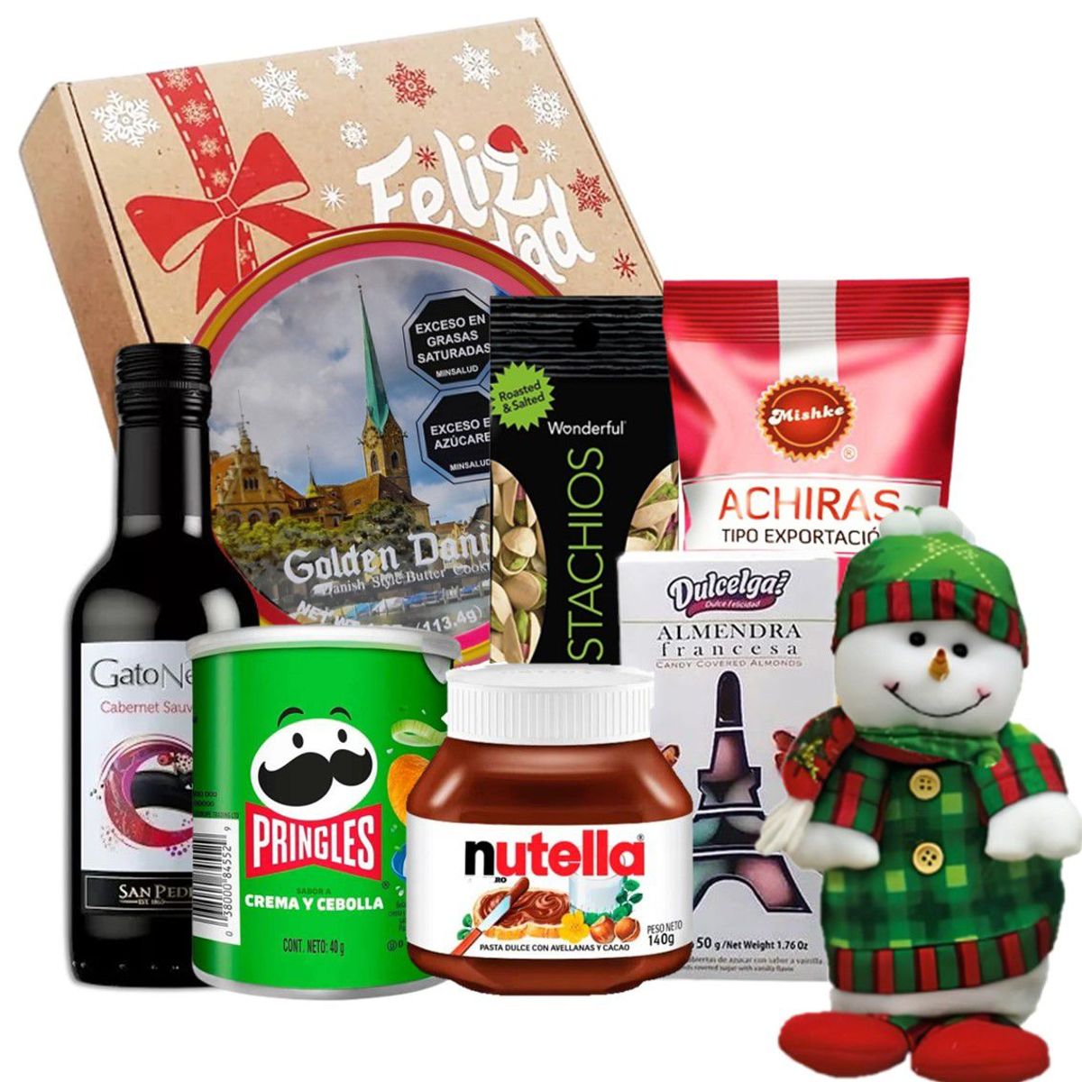 GENERICO - Combo Regalo Ancheta Feliz Navidad