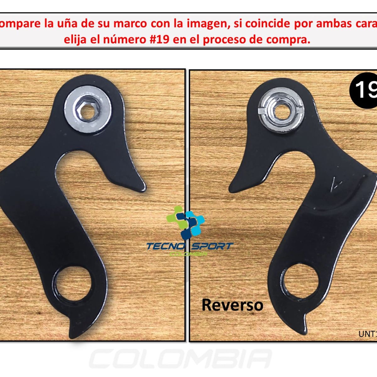 GW - Uña Pata Tensor Marco Bicicleta Puntera Aluminio Mtb Y Ruta