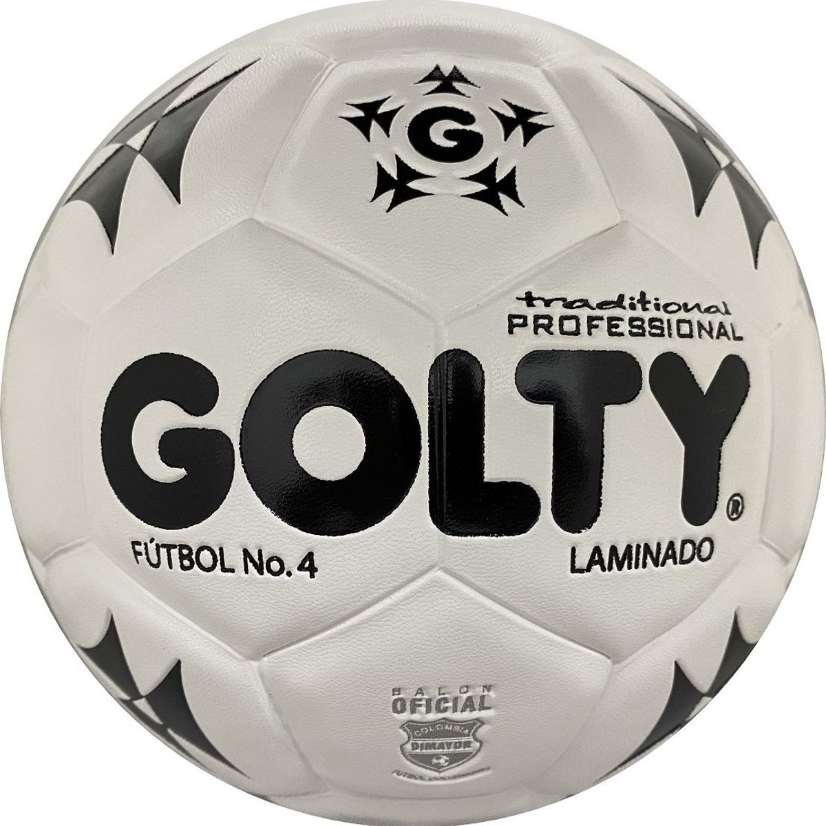 GOLTY - Balón De Fútbol Golty Profesional Traditional Laminado 4