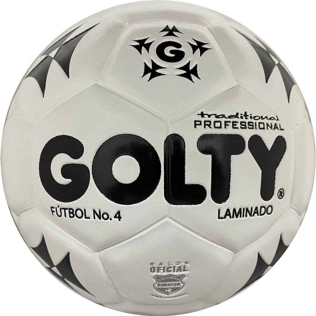 GOLTY - Balón De Fútbol Golty Profesional Traditional Laminado 4
