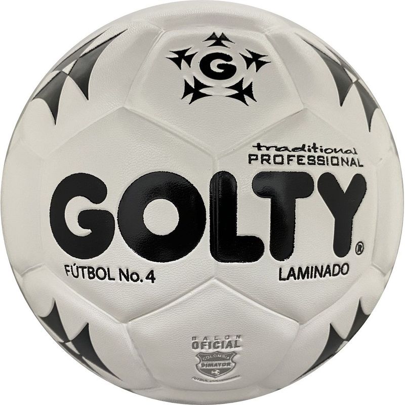 GOLTY - Balón De Fútbol Golty Profesional Traditional Laminado 4