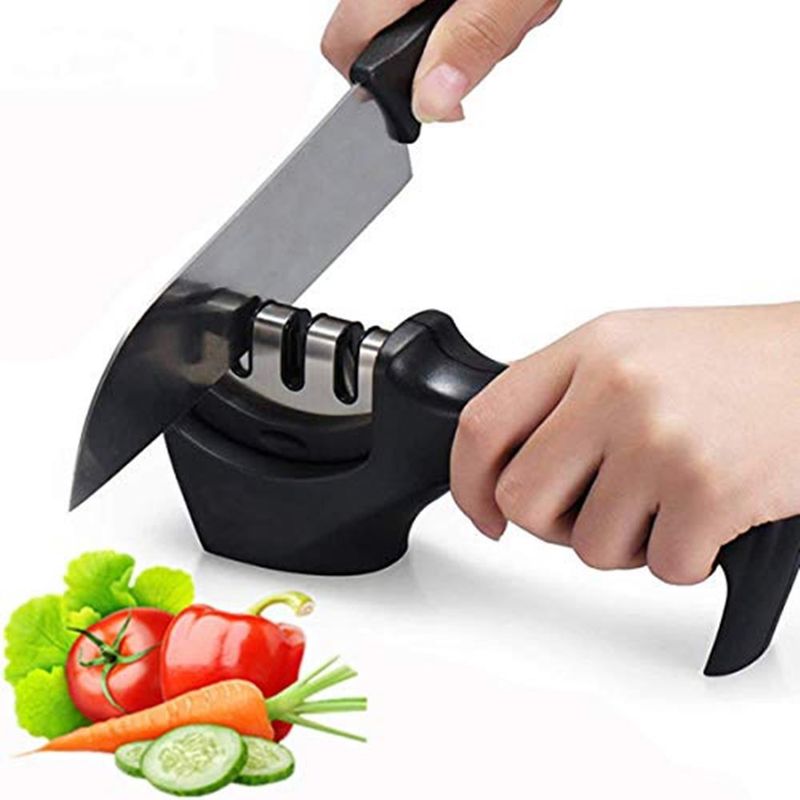 GENERICO - Afilador De Cuchillos Pro Multifuncional Mango Ergonómico