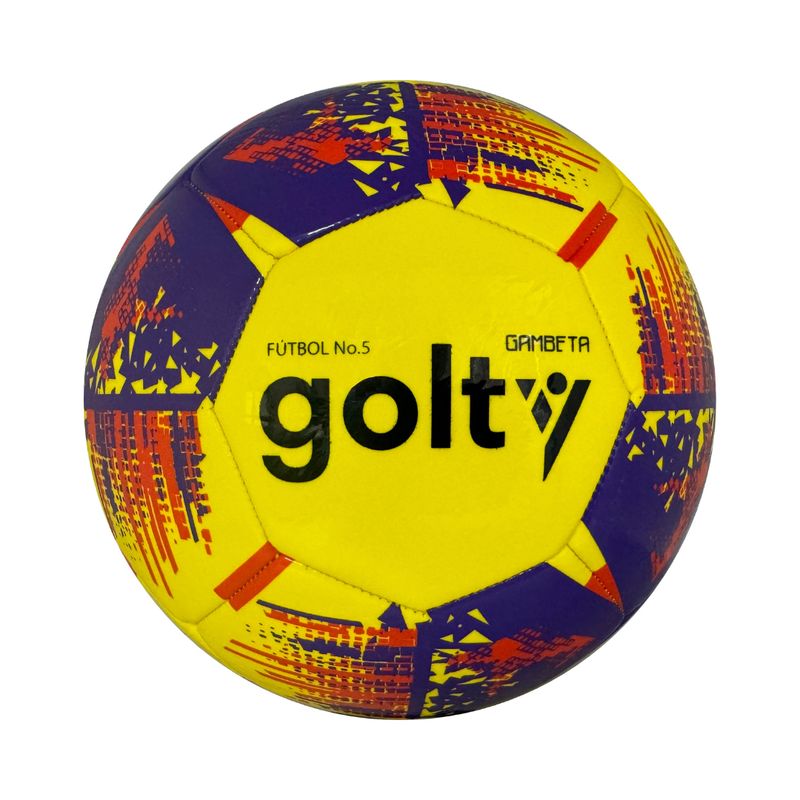 GOLTY - Balón Fútbol Golty Formac Gambeta I I I Cos A Maq 5 Amarillo