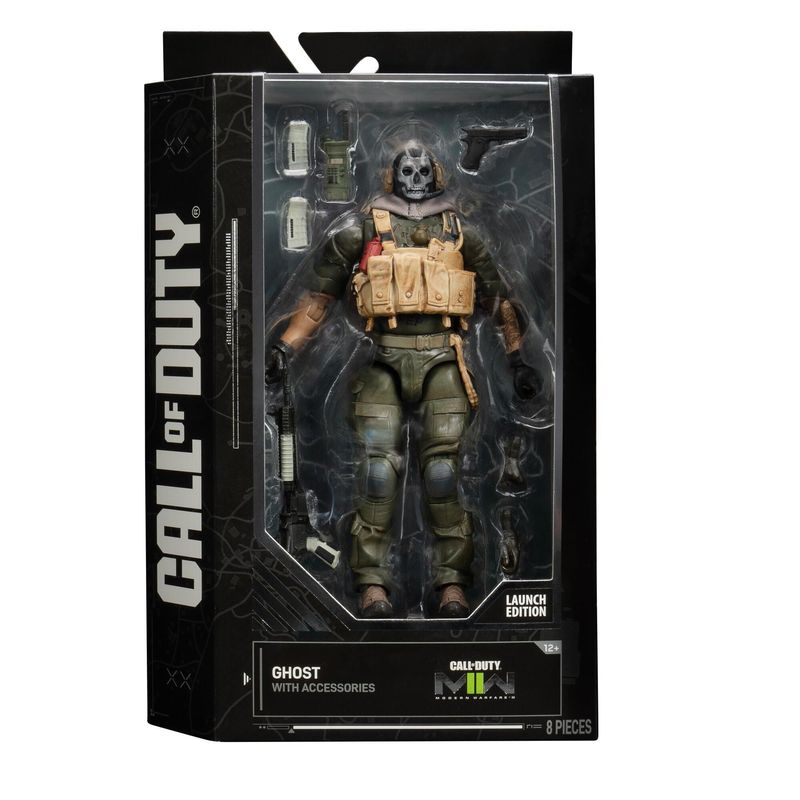 JAZWARES - Ghost Figura De Acción Call Of Duty Warzone Jazwares 16,5 Cm
