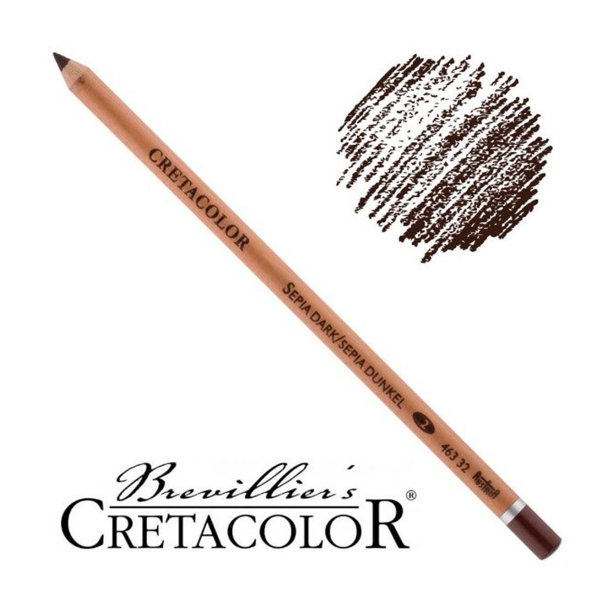 CRETACOLOR - Lapiz Pastel Sanguina  Sepia Cretacolor - Unidad