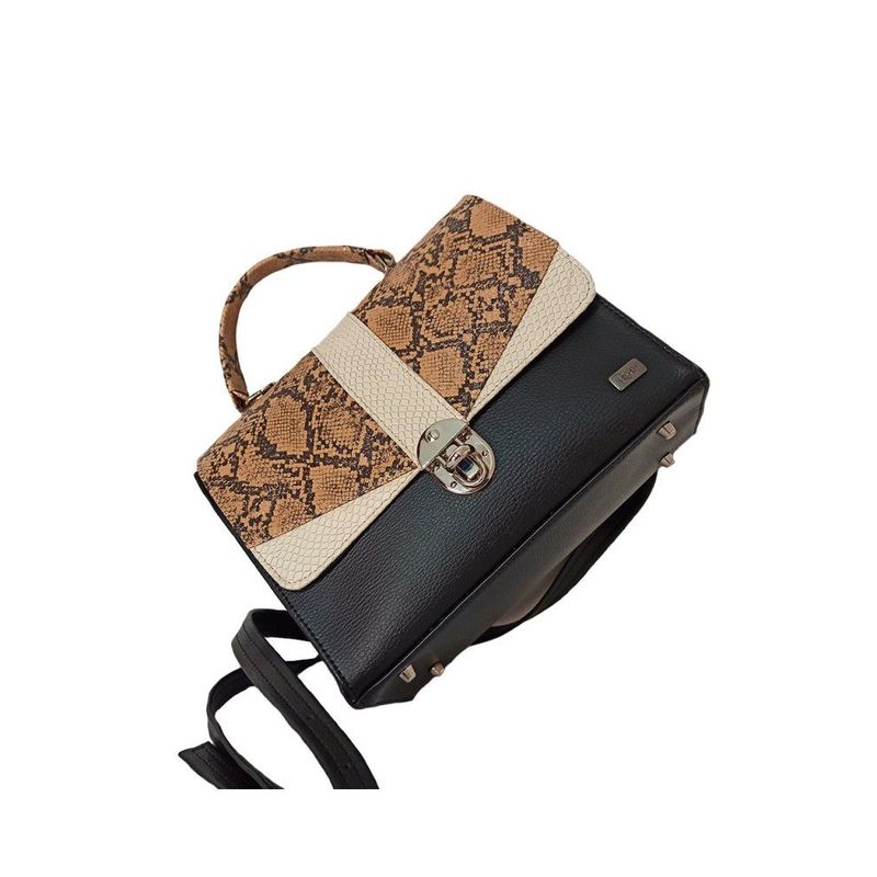 ROSE - Bolso mujer nolita color negro marca ROSE