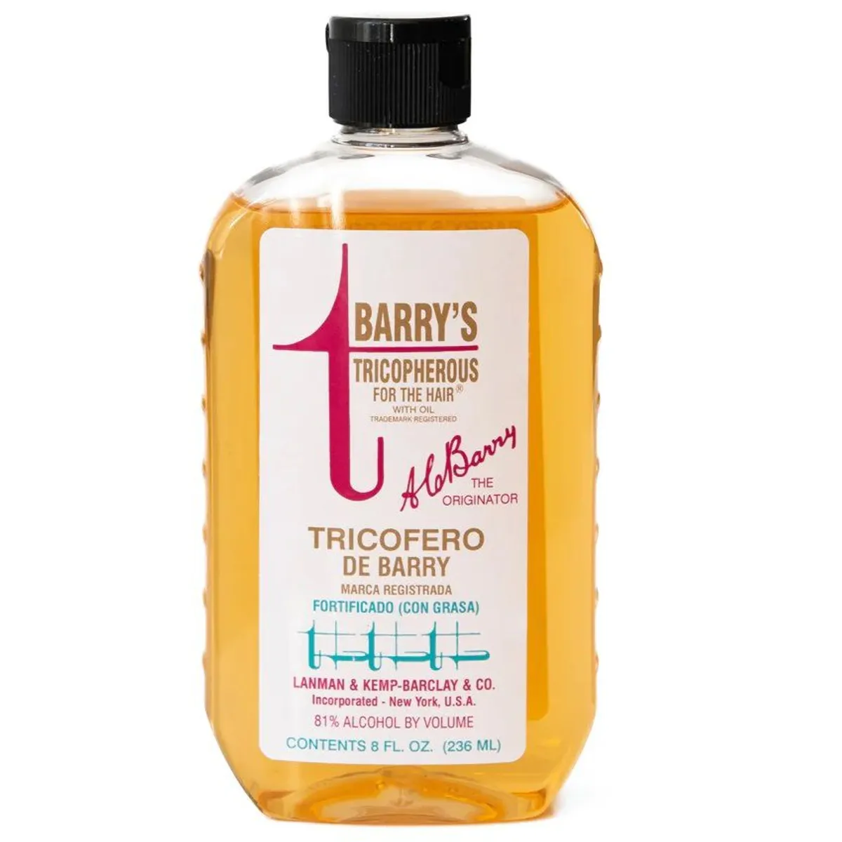 GENERICO - Tónico capilar TRICOFERO DE BARRY fortificado con grasa de 8oz 236ml