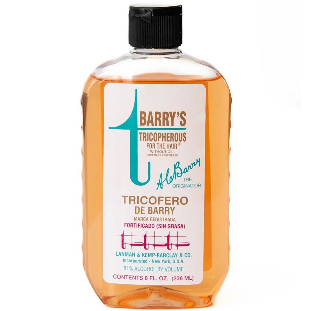 GENERICO - Tónico capilar TRICOFERO DE BARRY fortificado sin grasa de 8oz 236ml