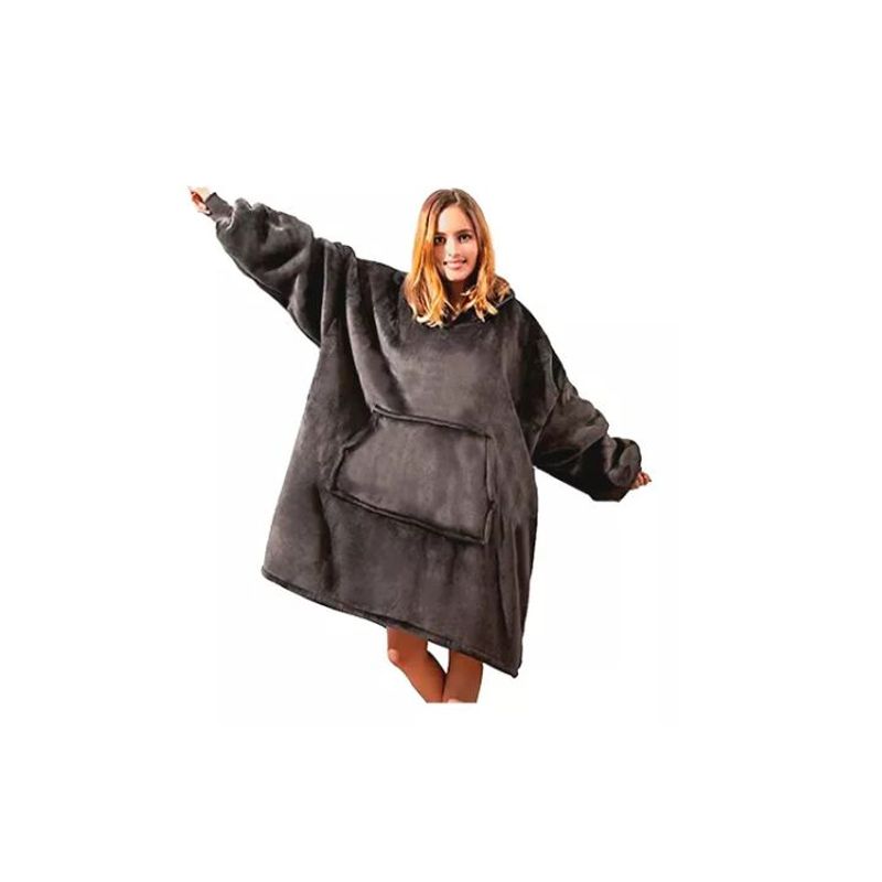 GENERICO - Buzo Térmico Unisex Con Capota Bolsillo Canguro azul rey