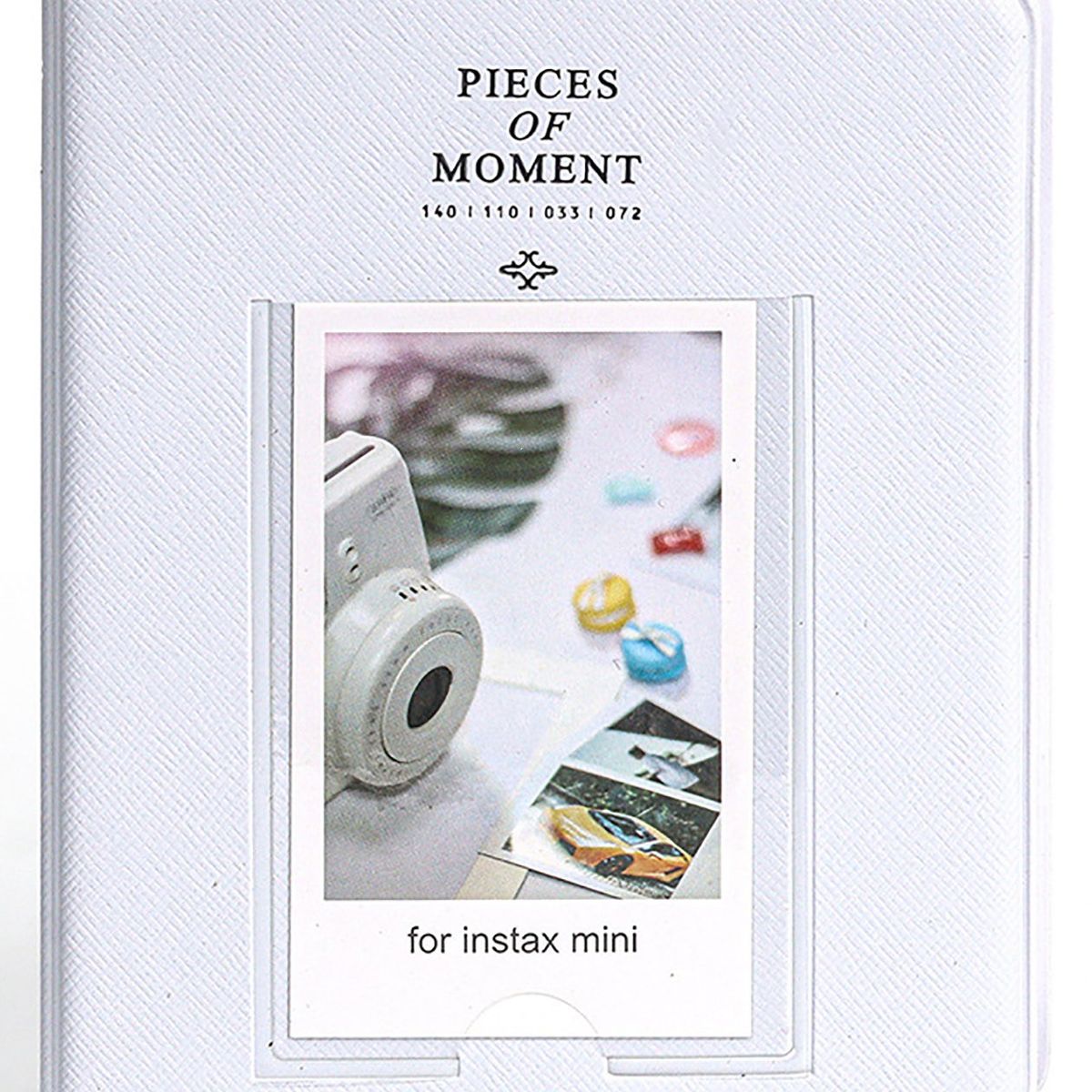 GENERICO - Album para fotos Instax Mini 64 Fotos - CLAY WHITE