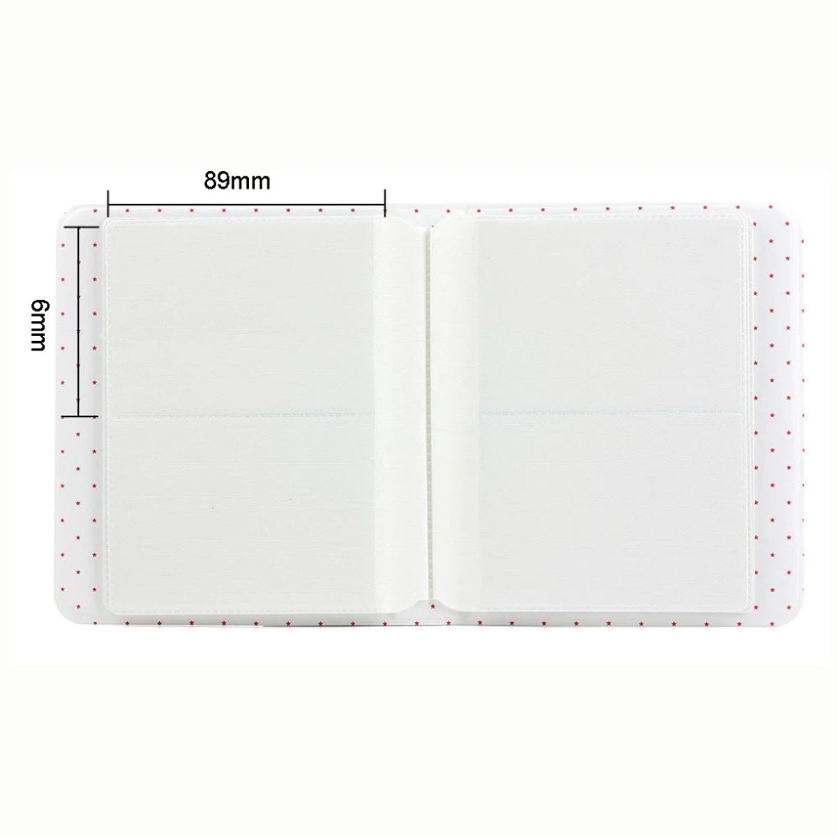 GENERICO - Album para fotos Instax Mini 64 Fotos - CLAY WHITE