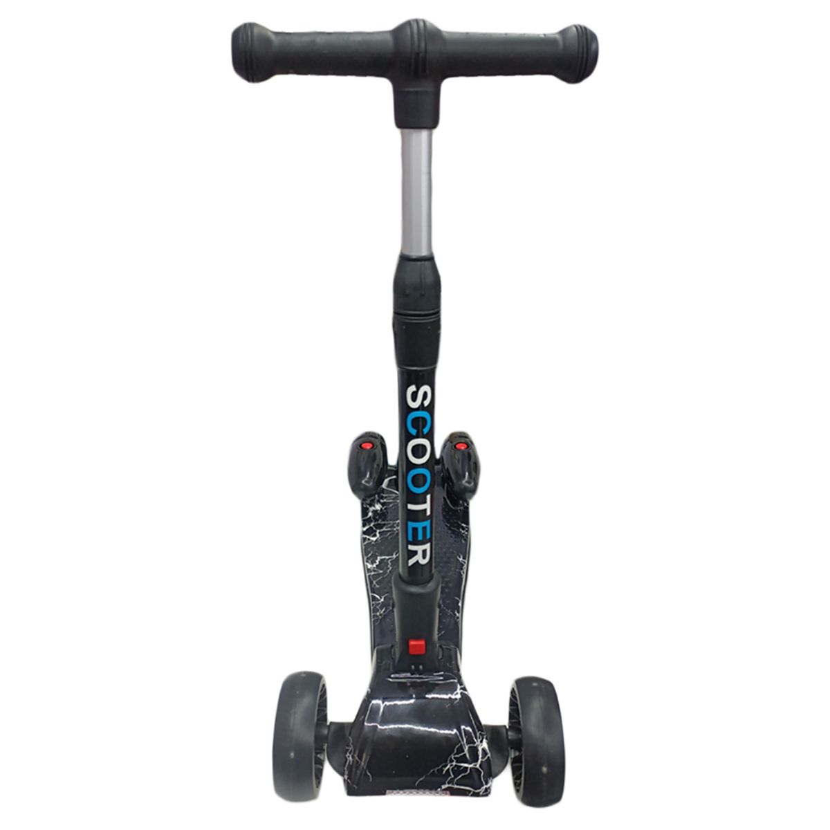 BABY ON - Patineta Scooter Con Humo Para Niños Bluetooth Y Luces Negra