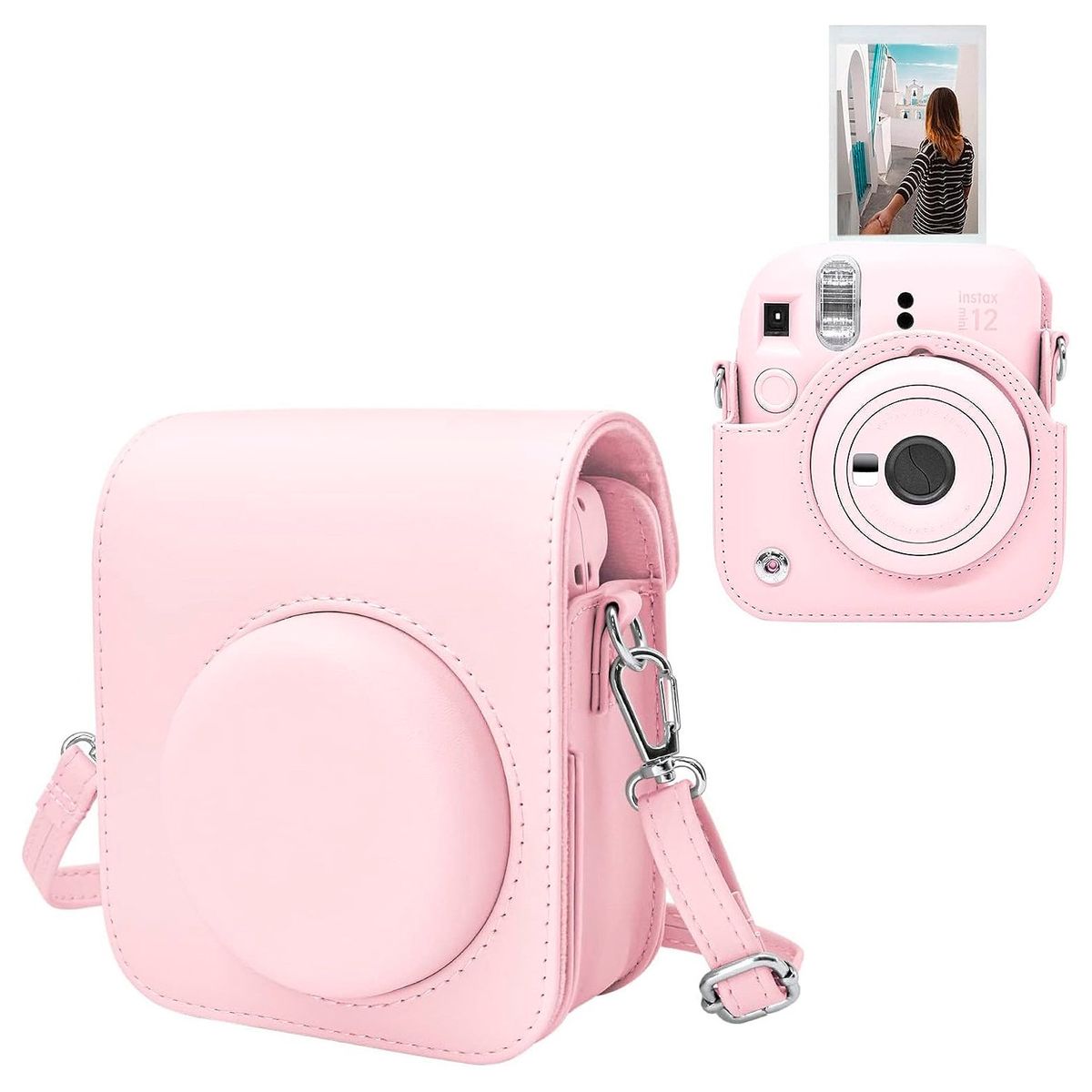 GENERICO - Combo de Accesorios Instax Mini 12 - Rosado