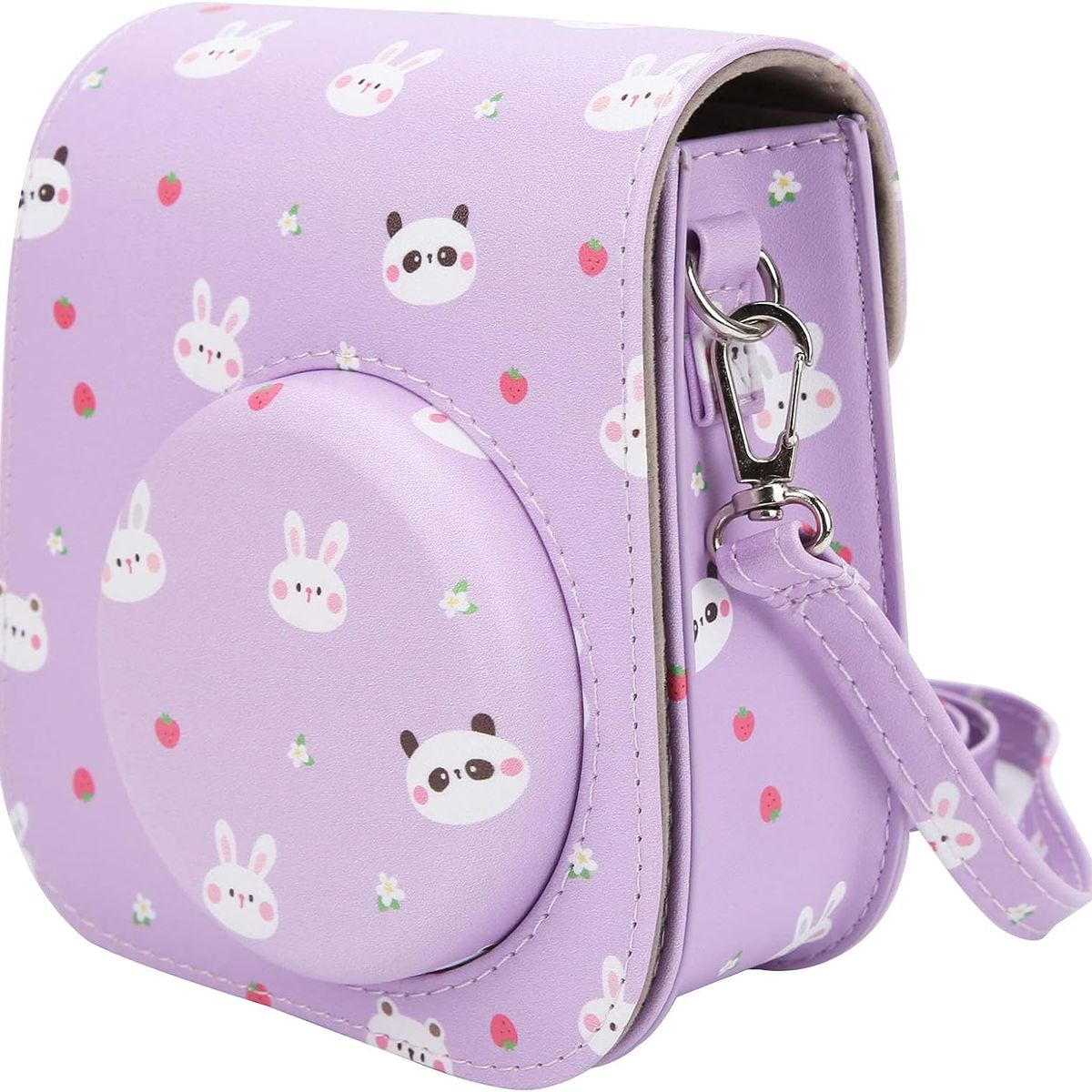 GENERICO - Estuche para Cámara Instax Mini 12/ 11/ 9 - Conejo Purpura