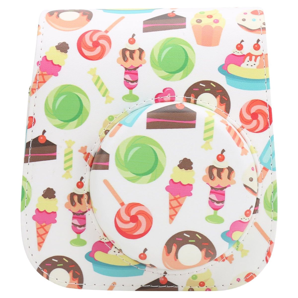 GENERICO - Estuche para Cámara Instax Mini 12/ 11/ 9 - Desserts