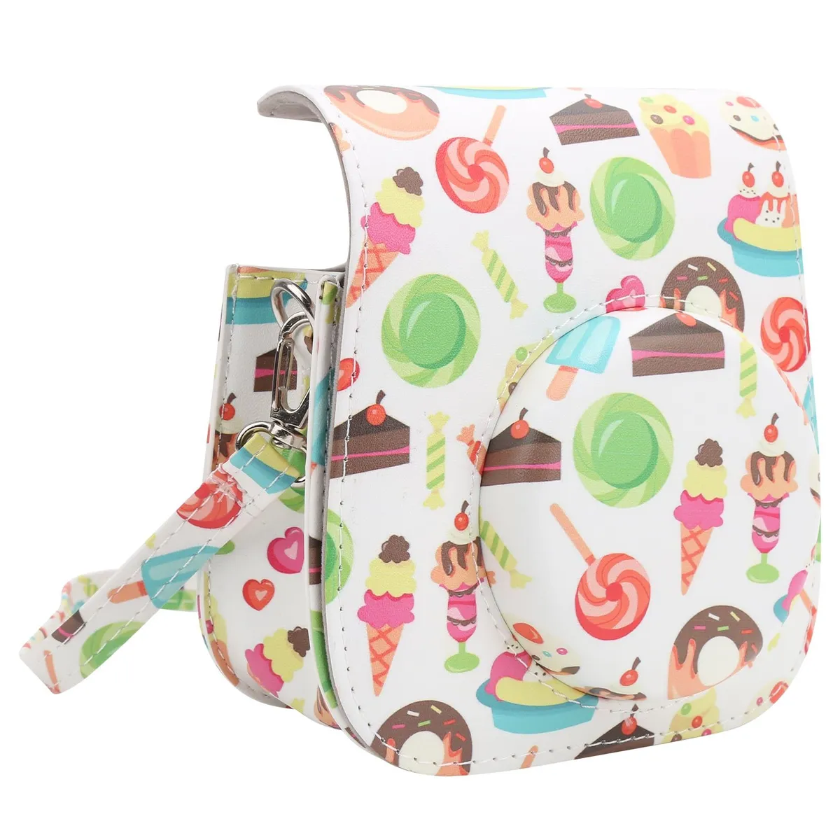 GENERICO - Estuche para Cámara Instax Mini 12/ 11/ 9 - Desserts