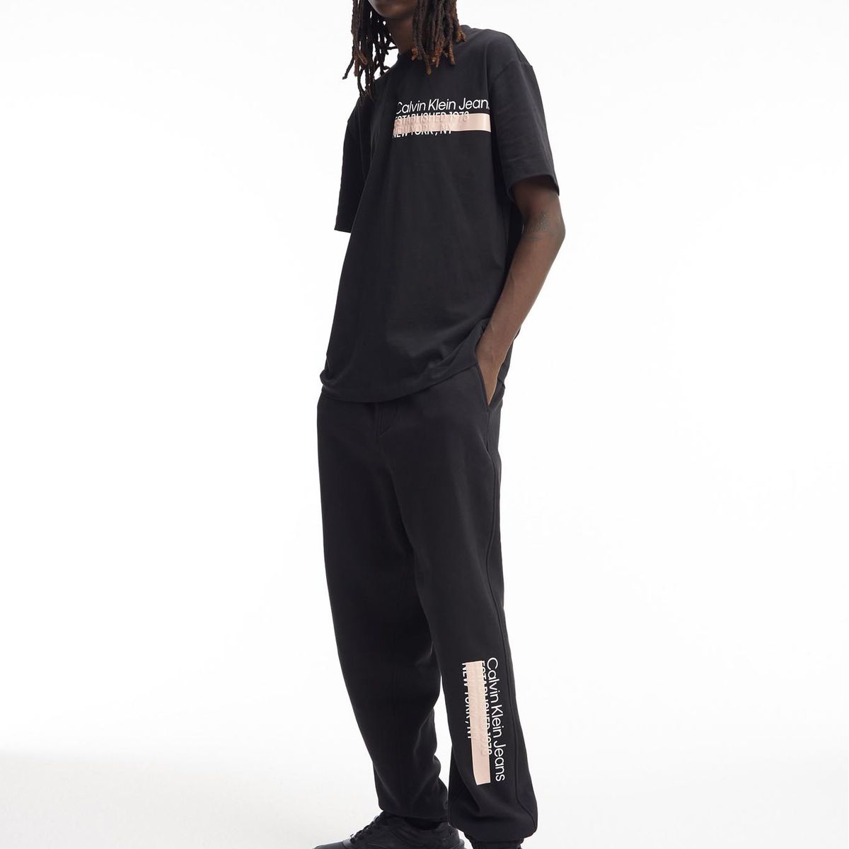 CALVIN KLEIN - Joggers Con Logo Hombre Negro Calvin Klein