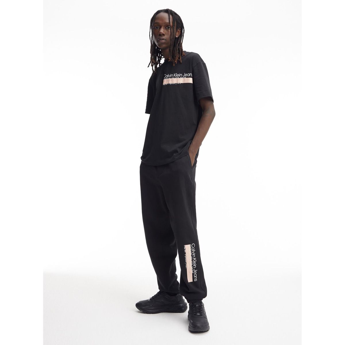 CALVIN KLEIN - Joggers Con Logo Hombre Negro Calvin Klein