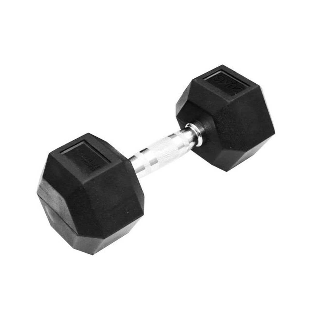 ULTIMATE FITNESS - Mancuerna Hexagonal 20 kg-