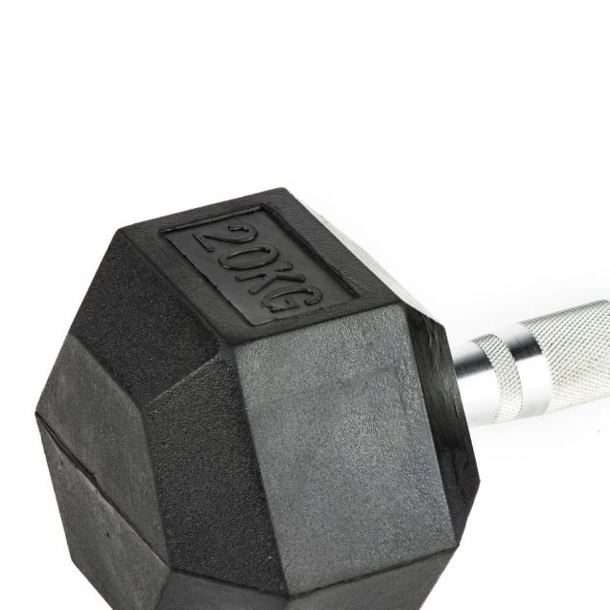 ULTIMATE FITNESS - Mancuerna Hexagonal 20 kg-