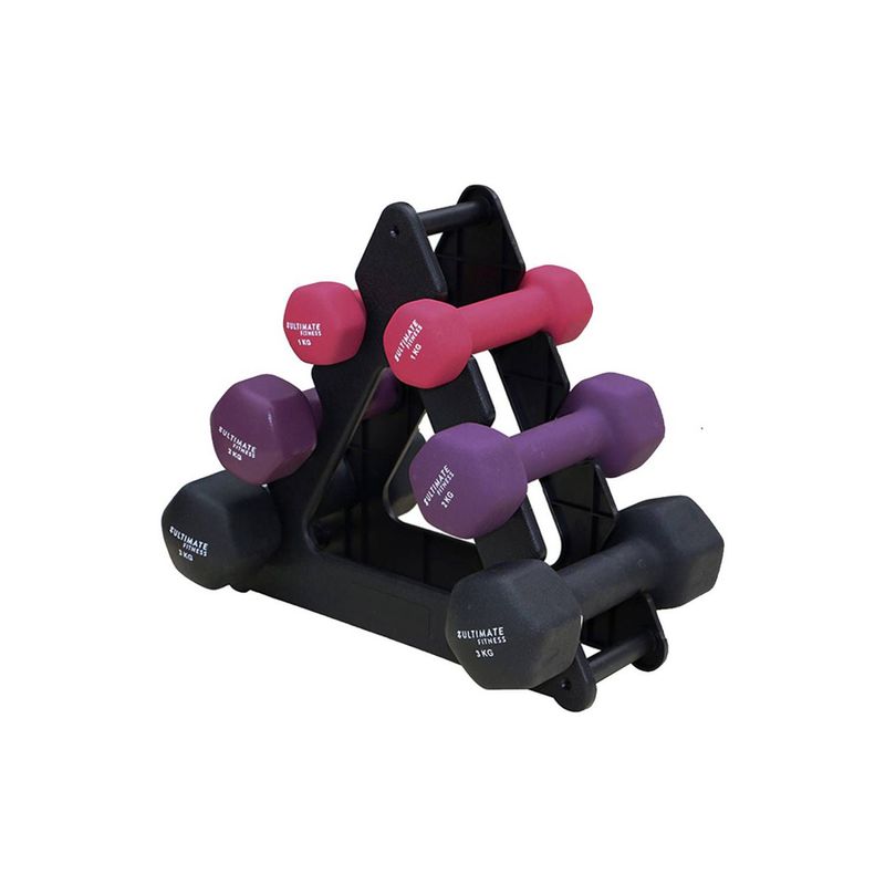 ULTIMATE FITNESS - Set Mancuernas 12 kg