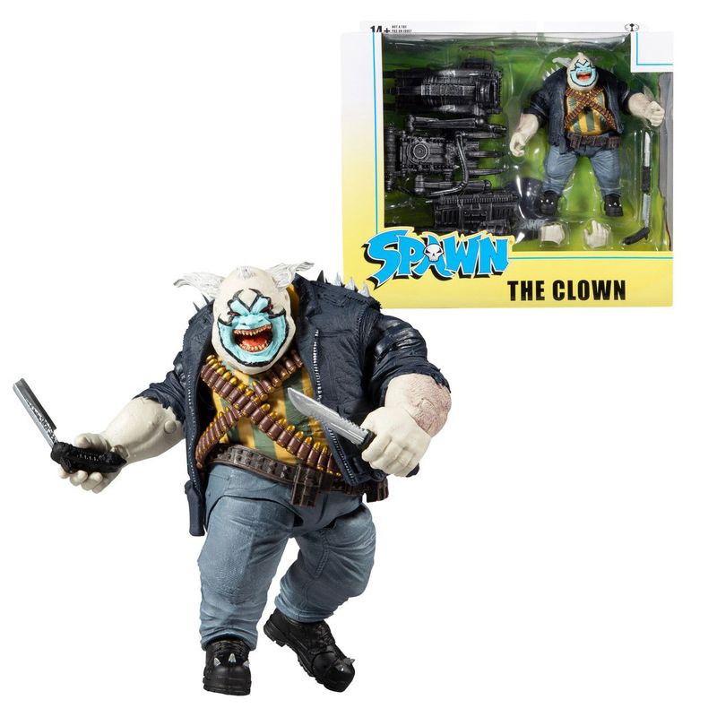 HASBRO - The Clown S.pawn Figura De Acción S.pawn Mcfarlane Toys 16 Cm
