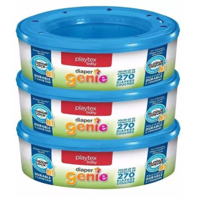 PLAYTEX - Playtex Diaper Genie Refills x3 Bolsas De Repuesto 810 Unidades