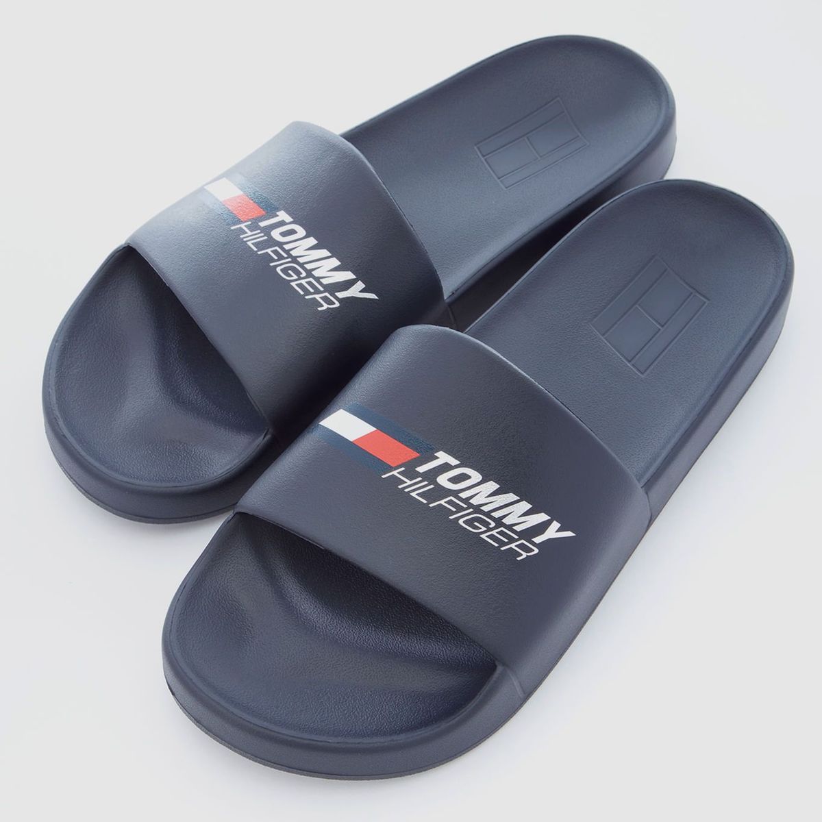 TOMMY HILFIGER - Sandalias De Piscina Con Logo Hombre Azul Tommy Hilfiger