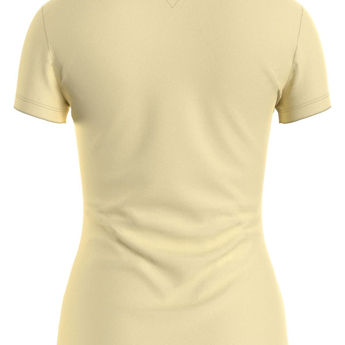 TOMMY HILFIGER - Polo Amarilla De Corte Slim Para Mujer Tommy Hilfiger