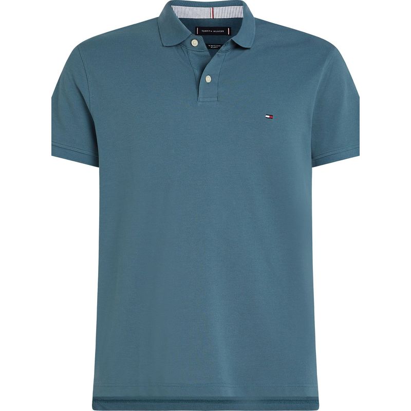 TOMMY HILFIGER - Polo Para Hombre Celeste Tommy Hilfiger