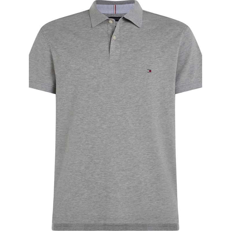 TOMMY HILFIGER - Polo Para Hombre Gris Tommy Hilfiger