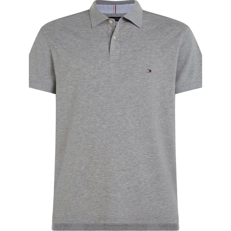 TOMMY HILFIGER - Polo Para Hombre Gris Tommy Hilfiger