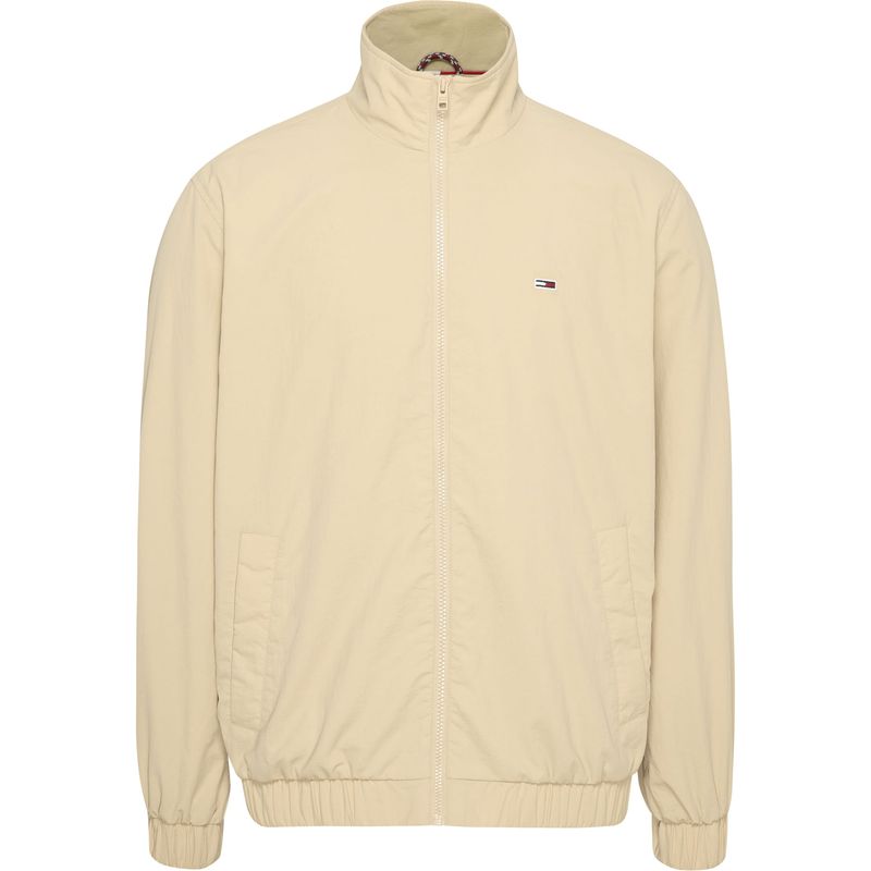TOMMY HILFIGER - Chaqueta Con Parche Con Logo Essential Hombre Beige Tommy Jeans
