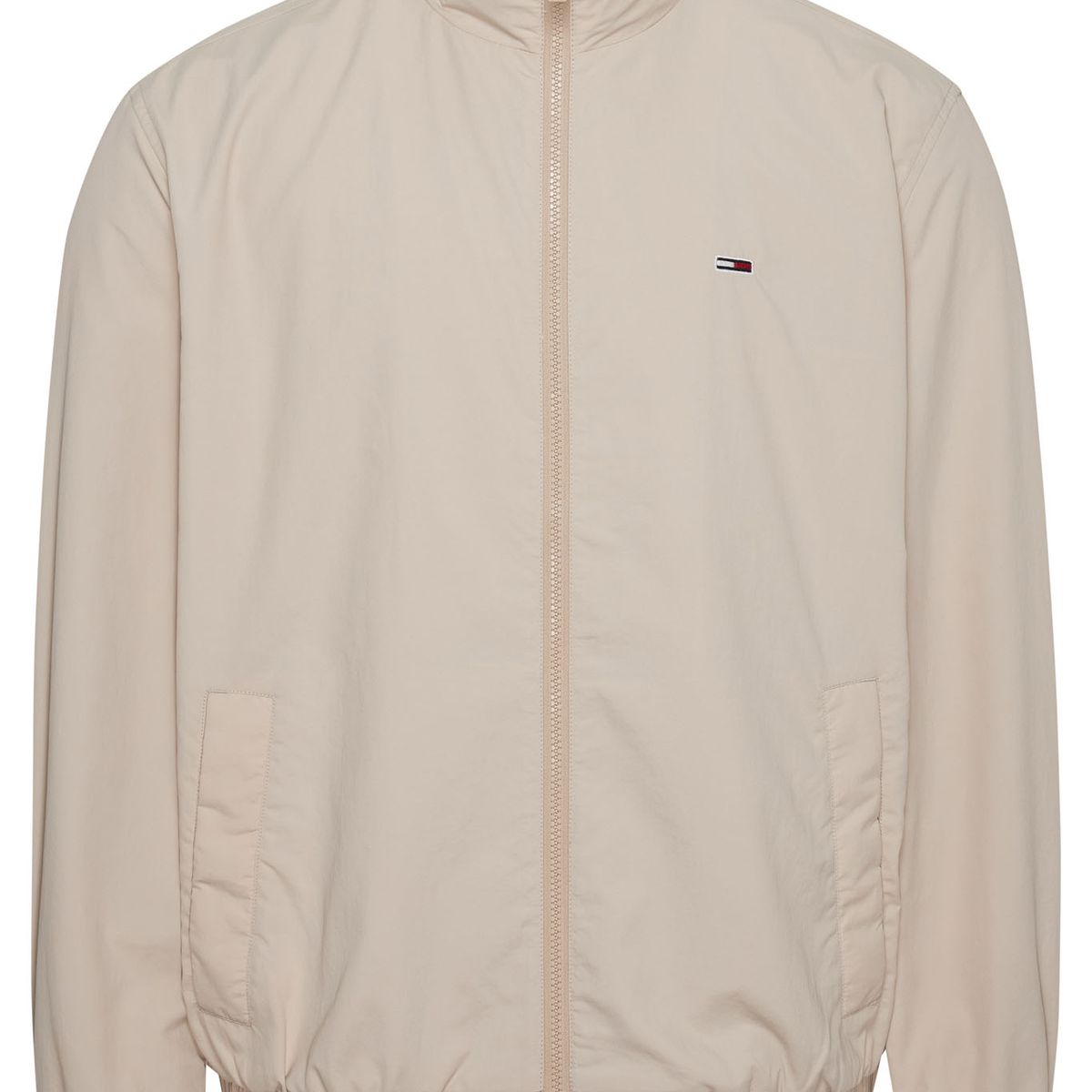 TOMMY HILFIGER - Chaqueta Con Parche Con Logo Essential Hombre Beige Tommy Jeans