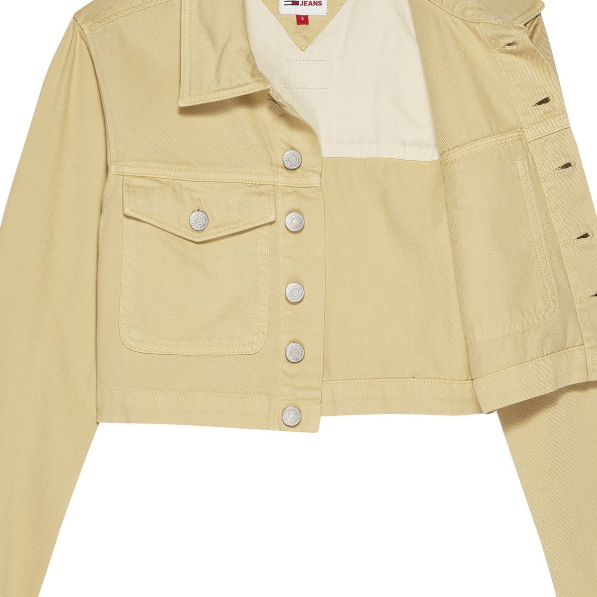 TOMMY HILFIGER - Chaqueta Tommy Jeans Para Mujer Amarillo Tommy Jeans