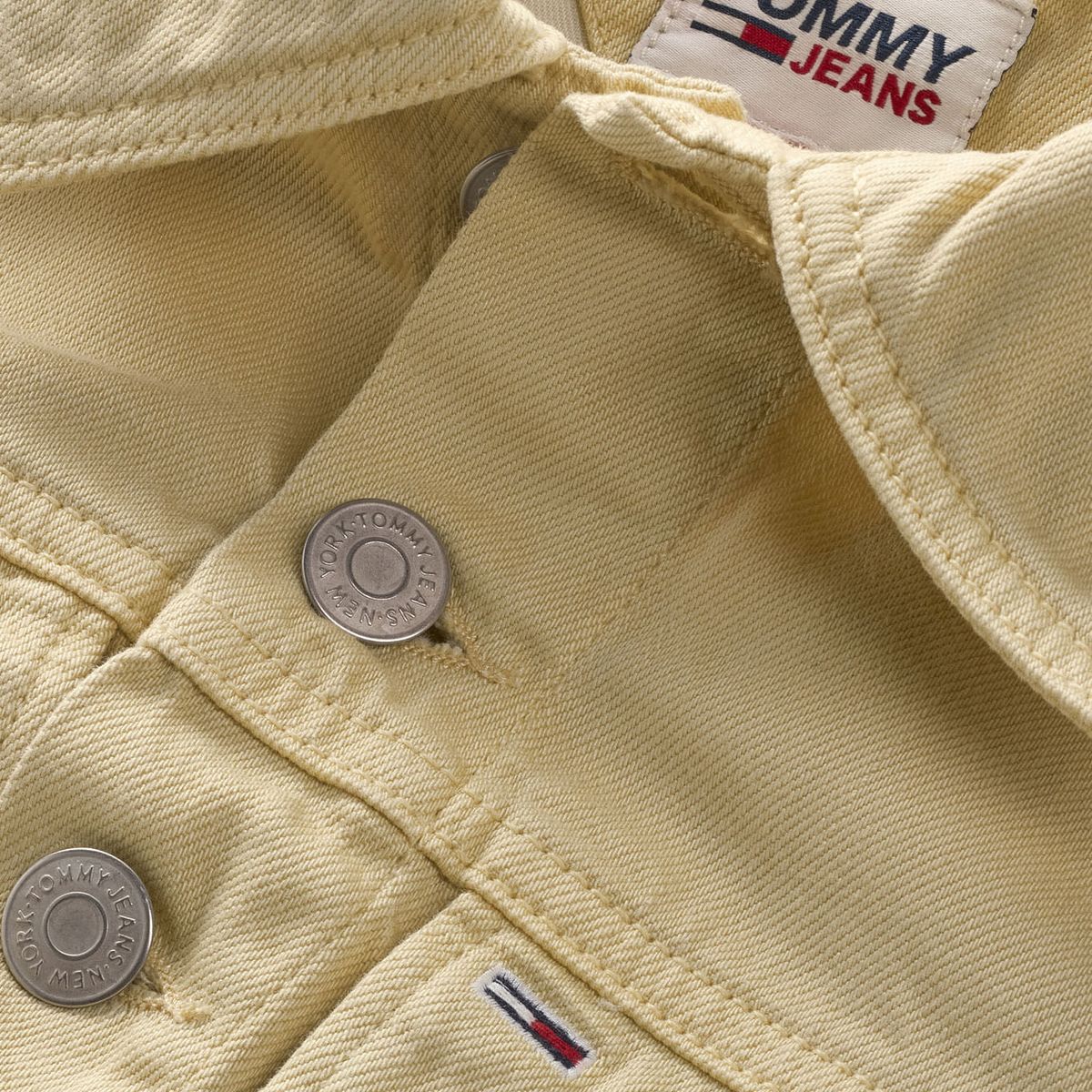 TOMMY HILFIGER - Chaqueta Tommy Jeans Para Mujer Amarillo Tommy Jeans