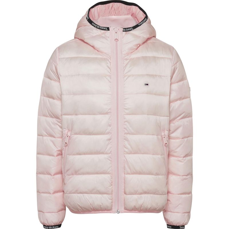 TOMMY HILFIGER - Chaqueta Rosada Acolchada Para Mujer Tommy Jeans