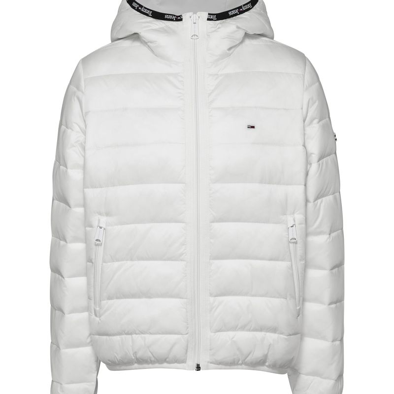 TOMMY HILFIGER - Chaqueta Blanca Acolchada Para Mujer Tommy Jeans