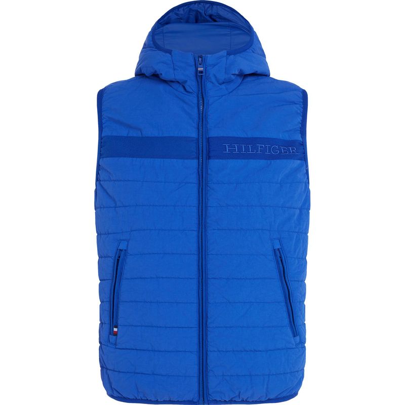 TOMMY HILFIGER - Chaleco Acolchado Con Cierre Hombre Azul Tommy Hilfiger