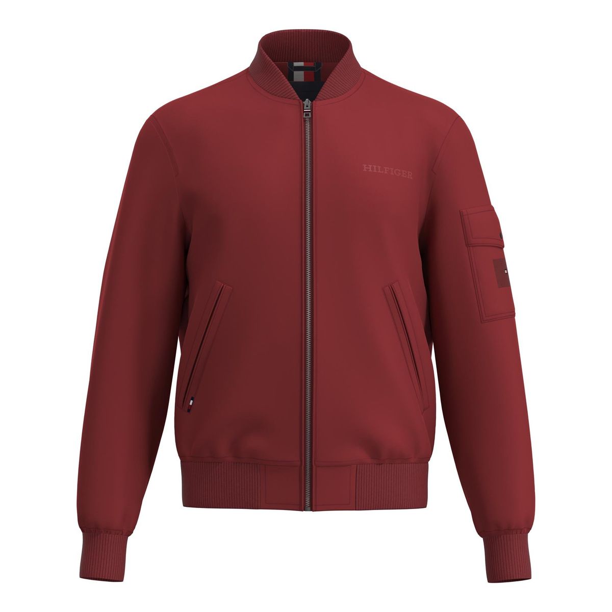 TOMMY HILFIGER - Chaqueta Bomber Hombre Rojo Tommy Hilfiger