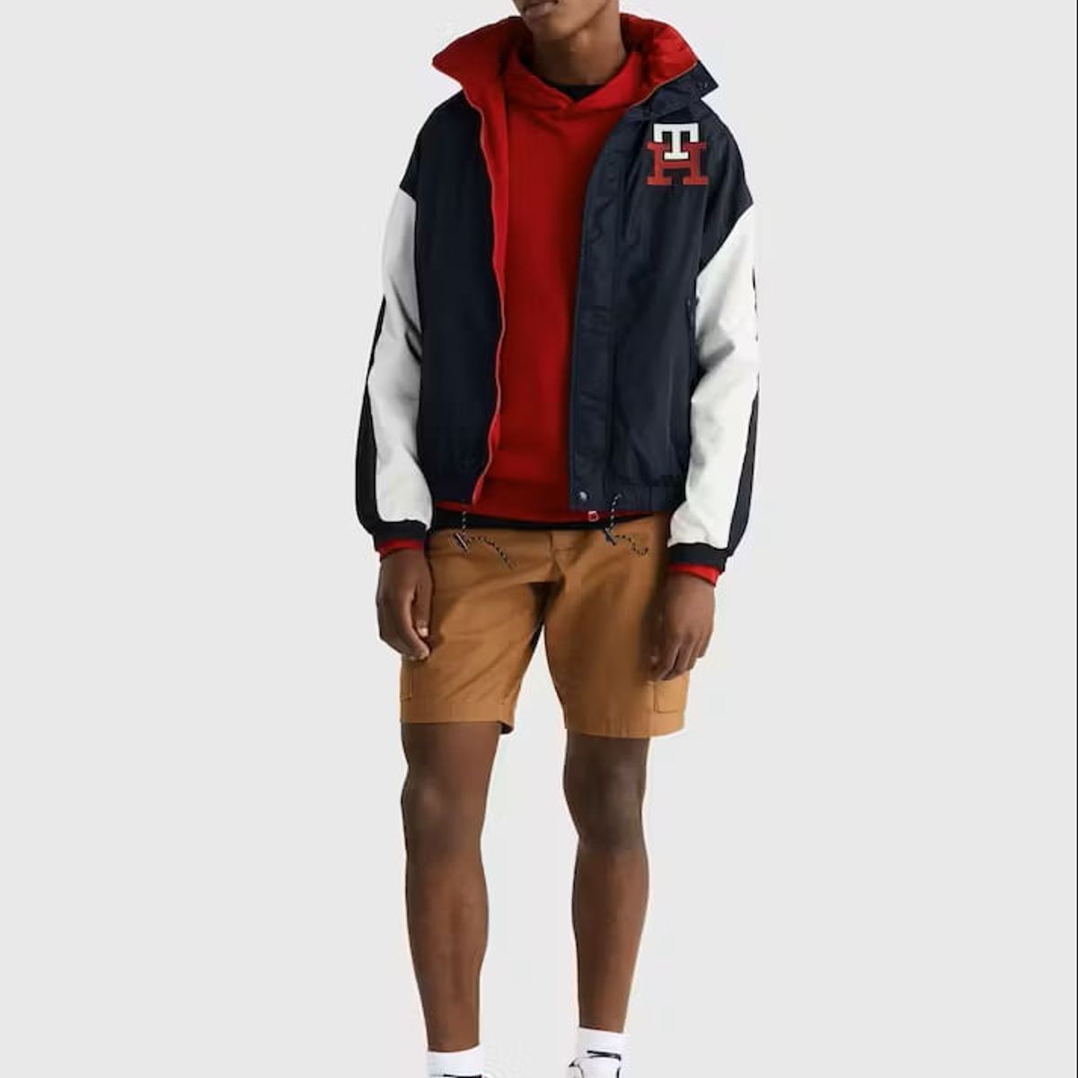 TOMMY HILFIGER - Chaqueta Reversible Con Monograma Hombre Azul Tommy Hilfiger