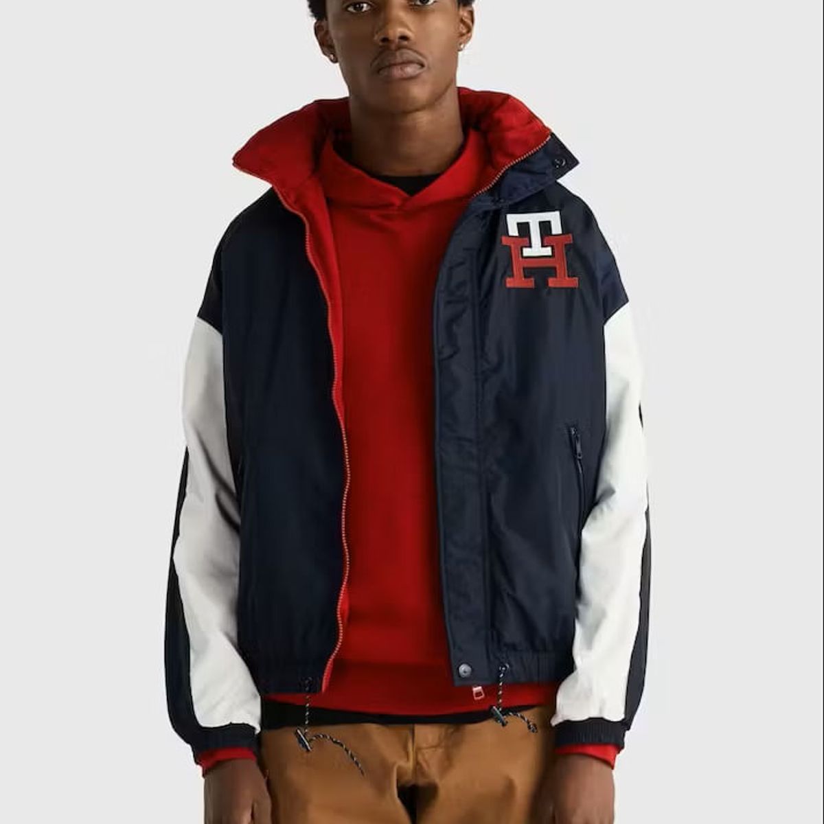 TOMMY HILFIGER - Chaqueta Reversible Con Monograma Hombre Azul Tommy Hilfiger