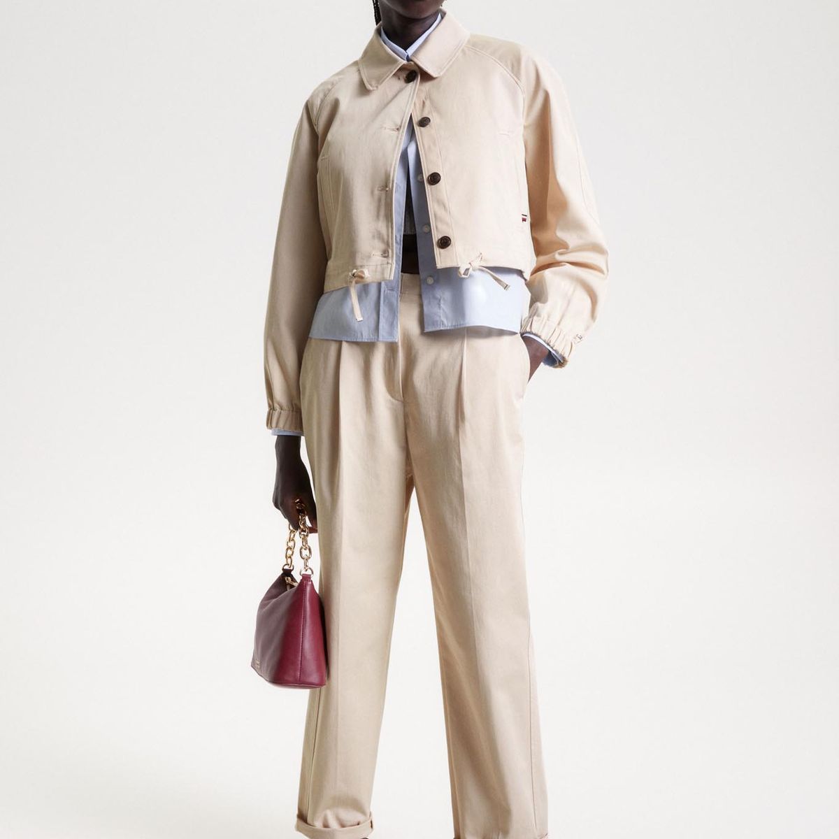 TOMMY HILFIGER - Chaqueta Con Corte Cropped Tommy Hilfiger