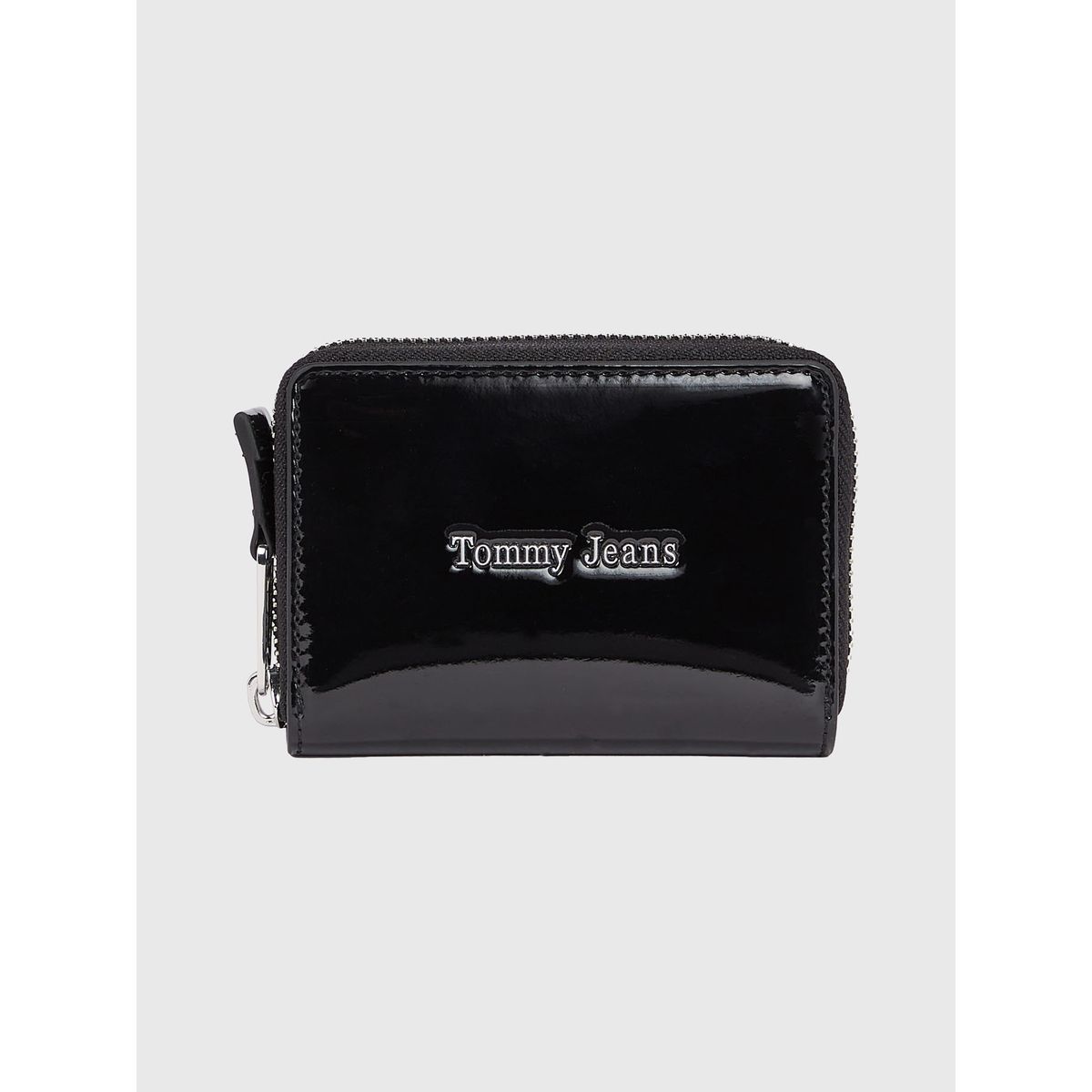 TOMMY HILFIGER - Cartera Pequeña Acharolada Con Logo Mujer Negro Tommy Hilfiger