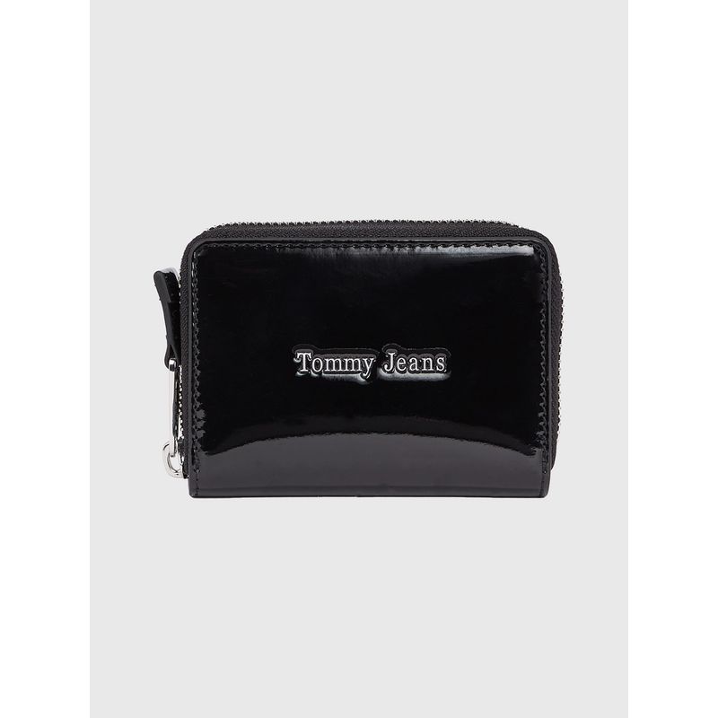 TOMMY HILFIGER - Cartera Pequeña Acharolada Con Logo Mujer Negro Tommy Hilfiger