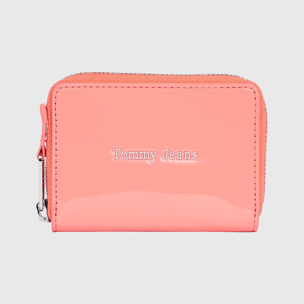 TOMMY HILFIGER - Cartera Pequeña Acharolada Con Logo Mujer  Tommy Hilfiger