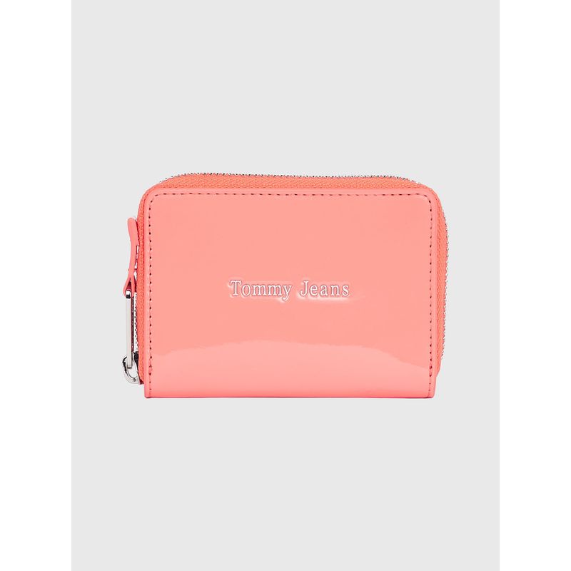 TOMMY HILFIGER - Cartera Pequeña Acharolada Con Logo Mujer  Tommy Hilfiger